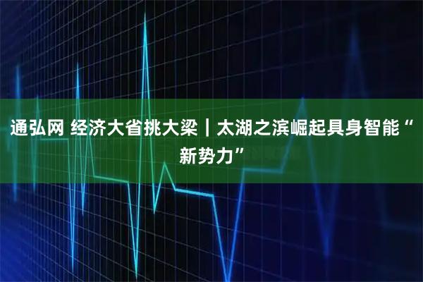 通弘网 经济大省挑大梁｜太湖之滨崛起具身智能“新势力”