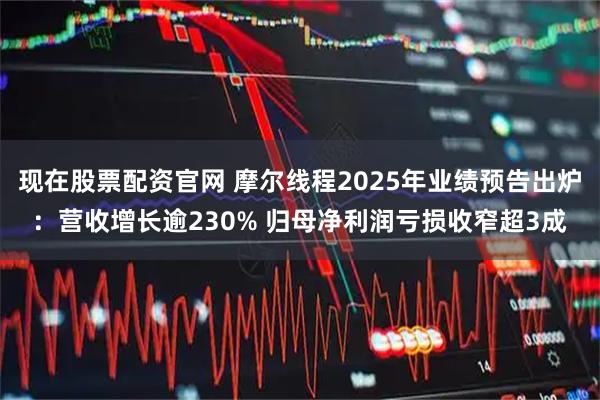 现在股票配资官网 摩尔线程2025年业绩预告出炉：营收增长逾230% 归母净利润亏损收窄超3成